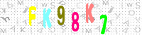 Blue Captcha Image