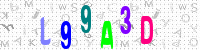 Blue Captcha Image