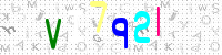 Blue Captcha Image