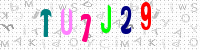 Blue Captcha Image