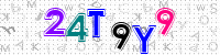 Blue Captcha Image