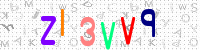Blue Captcha Image