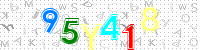 Blue Captcha Image