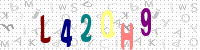 Blue Captcha Image