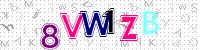 Blue Captcha Image