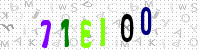 Blue Captcha Image