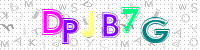 Blue Captcha Image
