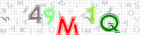 Blue Captcha Image