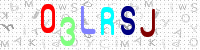 Blue Captcha Image