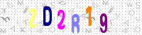 Blue Captcha Image
