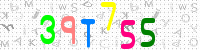 Blue Captcha Image