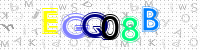 Blue Captcha Image