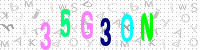 Blue Captcha Image