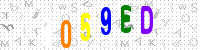 Blue Captcha Image