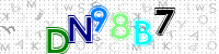 Blue Captcha Image