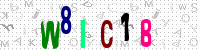 Blue Captcha Image