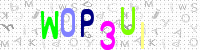 Blue Captcha Image