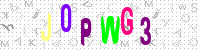 Blue Captcha Image