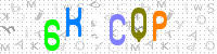 Blue Captcha Image