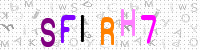 Blue Captcha Image