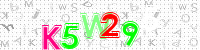 Blue Captcha Image
