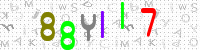 Blue Captcha Image