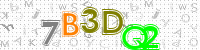 Blue Captcha Image