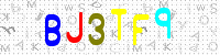 Blue Captcha Image