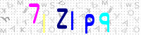 Blue Captcha Image