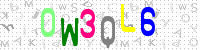 Blue Captcha Image