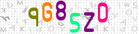 Blue Captcha Image