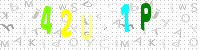 Blue Captcha Image