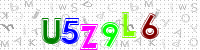 Blue Captcha Image
