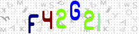 Blue Captcha Image