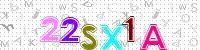 Blue Captcha Image