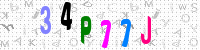 Blue Captcha Image