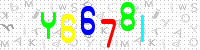Blue Captcha Image
