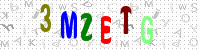 Blue Captcha Image
