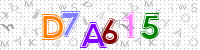 Blue Captcha Image