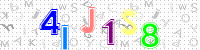 Blue Captcha Image