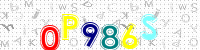 Blue Captcha Image