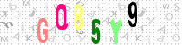 Blue Captcha Image