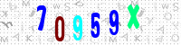 Blue Captcha Image