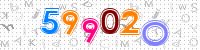 Blue Captcha Image