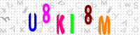 Blue Captcha Image