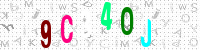 Blue Captcha Image