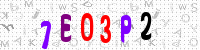 Blue Captcha Image