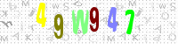 Blue Captcha Image
