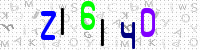 Blue Captcha Image