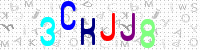 Blue Captcha Image